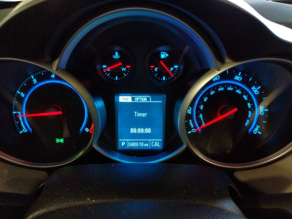 2014 Chevrolet Cruze - Odometer Close Up