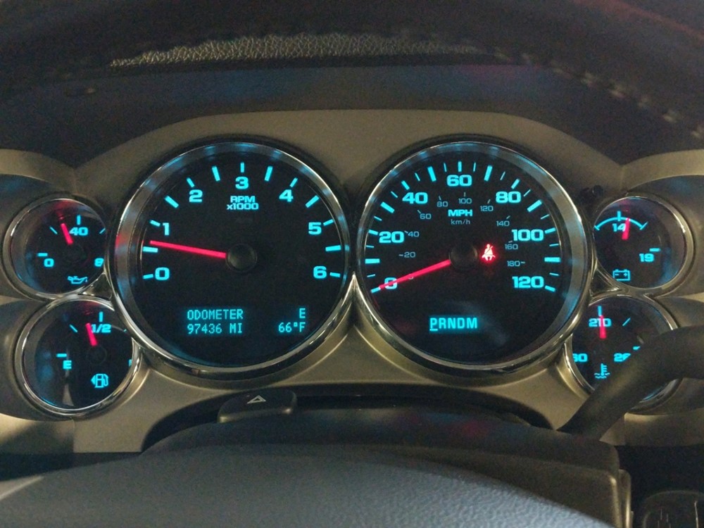 2013 Chevrolet Silverado 1500 - Odometer Close Up