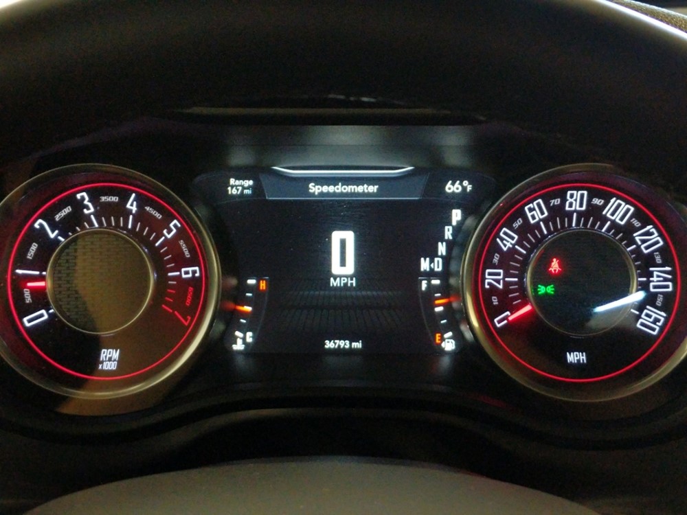 2016 Dodge Challenger - Odometer Close Up