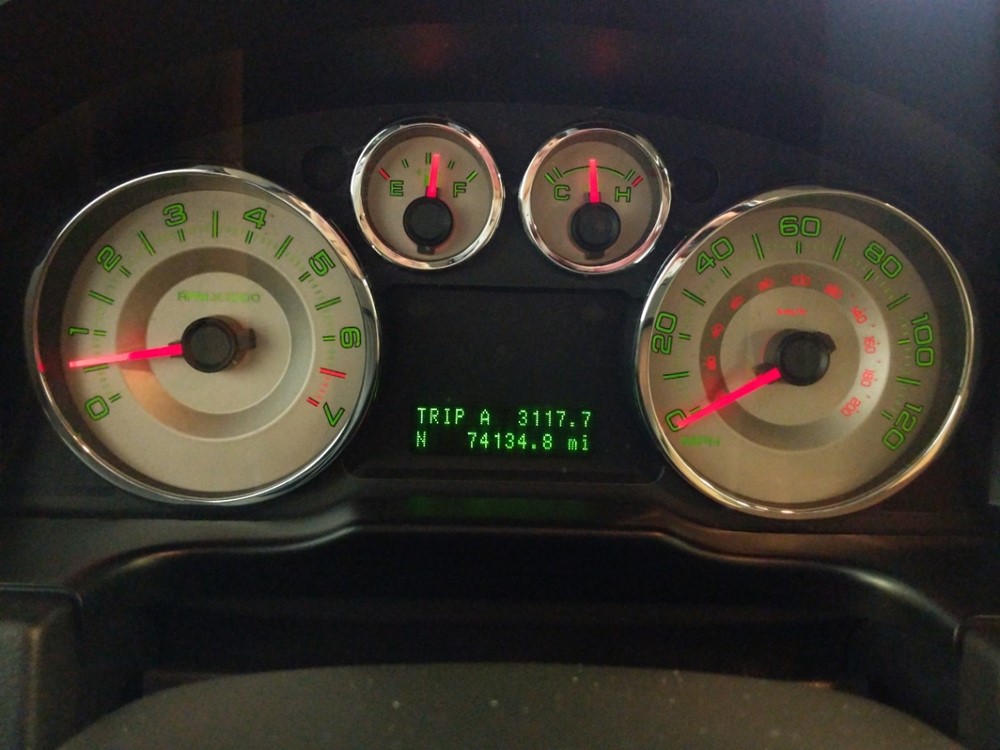 2010 Ford Edge - Odometer Close Up