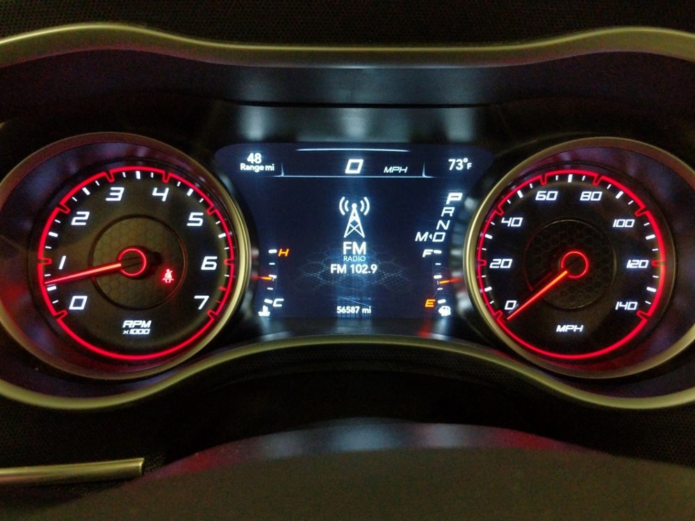 2017 Dodge Charger - Odometer Close Up