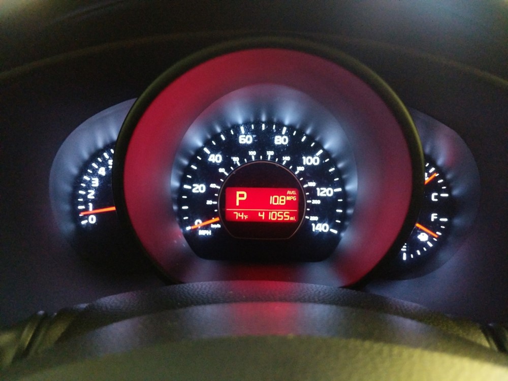 2016 Kia Soul - Odometer Close Up