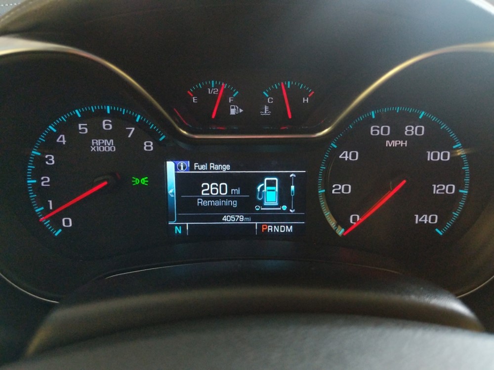 2018 Chevrolet Impala - Odometer Close Up