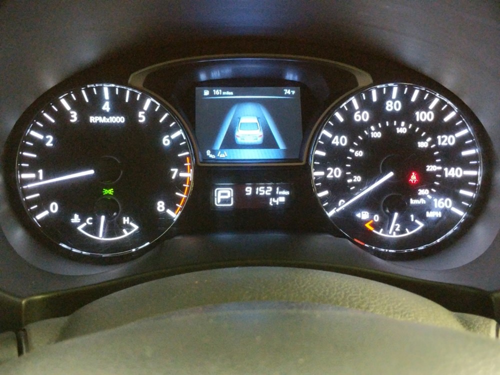 2014 Nissan Altima - Odometer Close Up