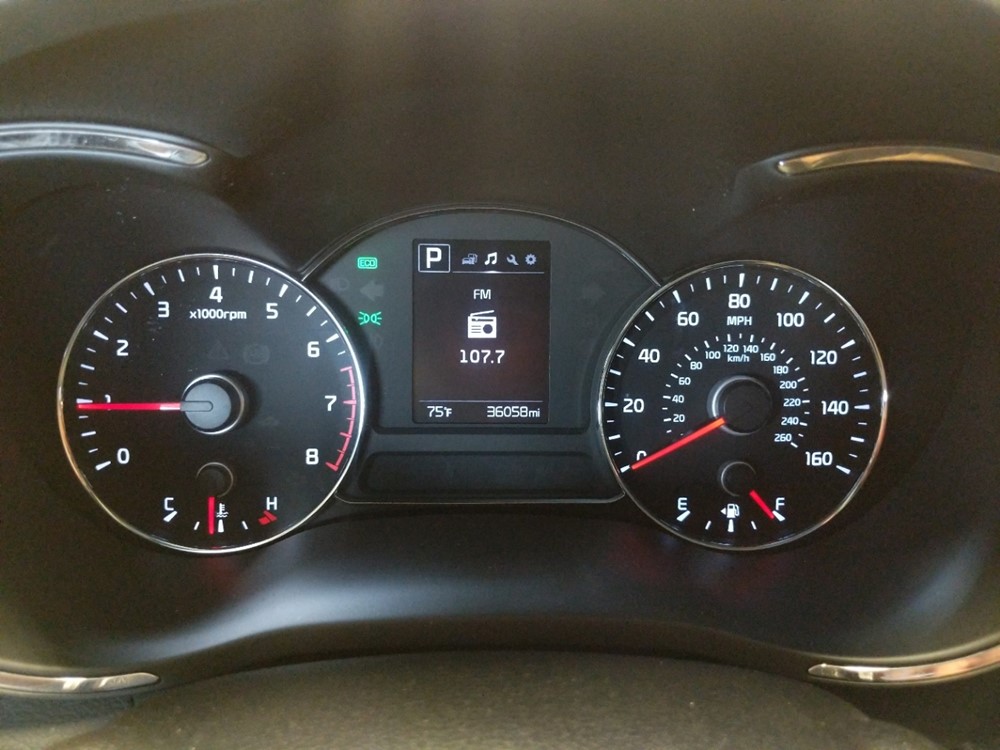 2018 Kia Forte - Odometer Close Up