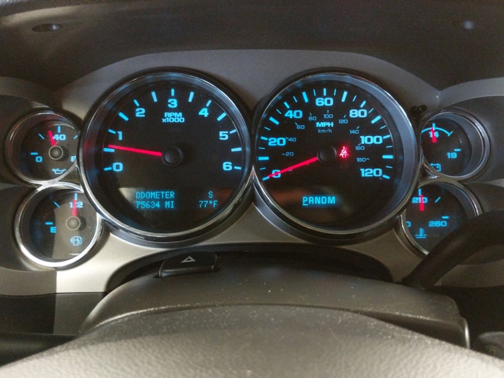 2013 Chevrolet Silverado 1500 - Odometer Close Up