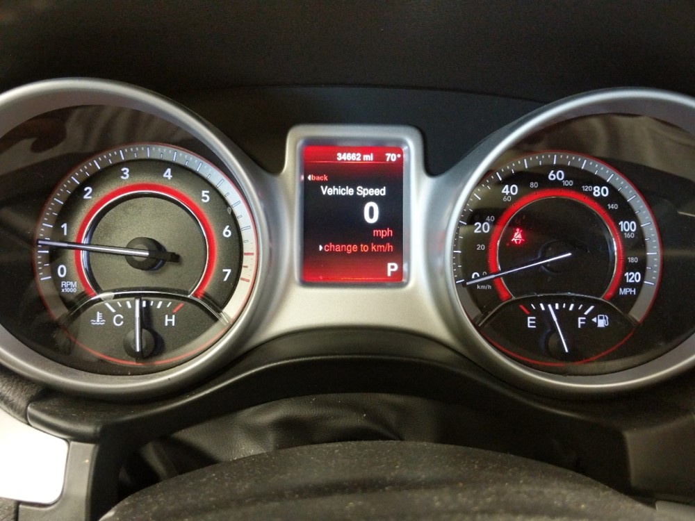 2016 Dodge Journey - Odometer Close Up