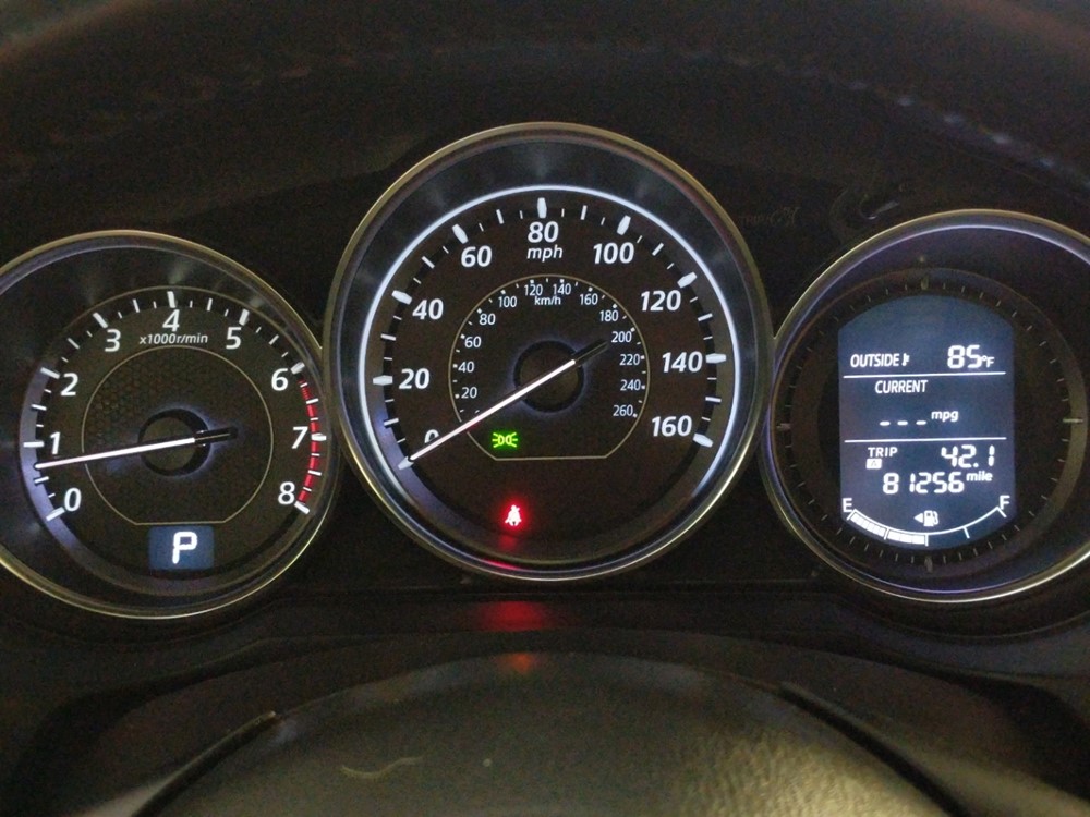 2014 Mazda Mazda6 - Odometer Close Up