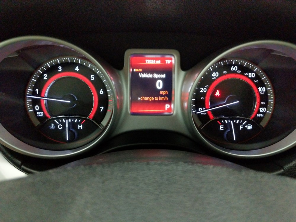 2016 Dodge Journey - Odometer Close Up