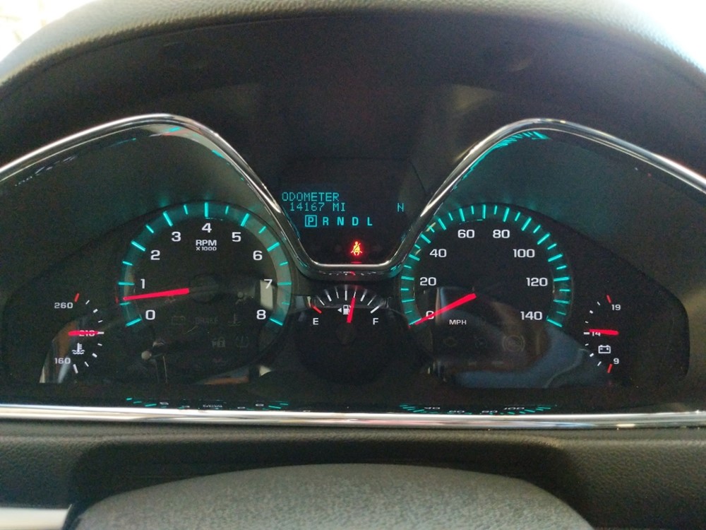 2017 Chevrolet Traverse - Odometer Close Up