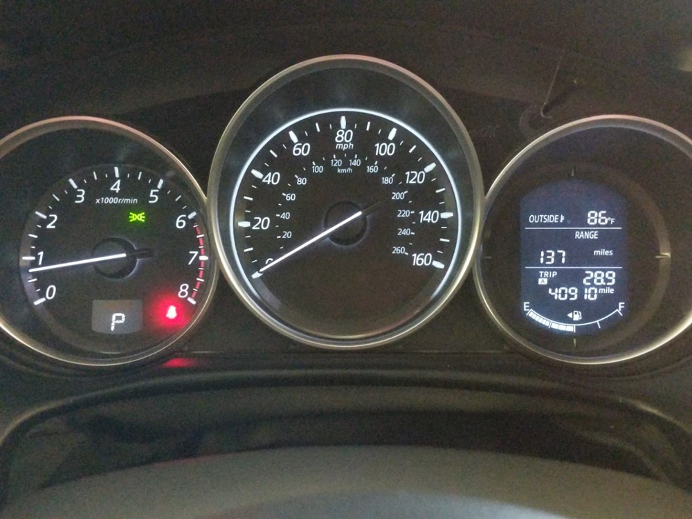 2016 Mazda CX-5 - Odometer Close Up