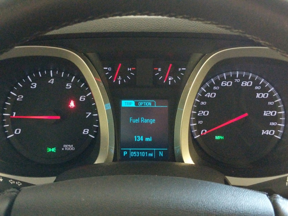 2017 Chevrolet Equinox - Odometer Close Up
