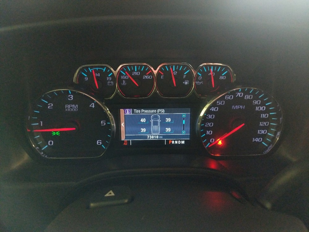 2014 Chevrolet Silverado 1500 - Odometer Close Up