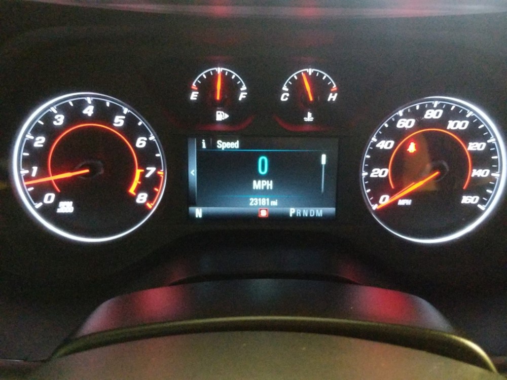 2017 Chevrolet Camaro - Odometer Close Up