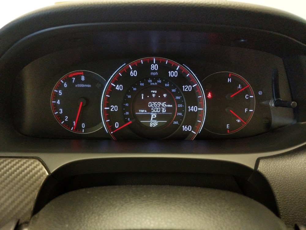 2017 Honda Accord - Odometer Close Up