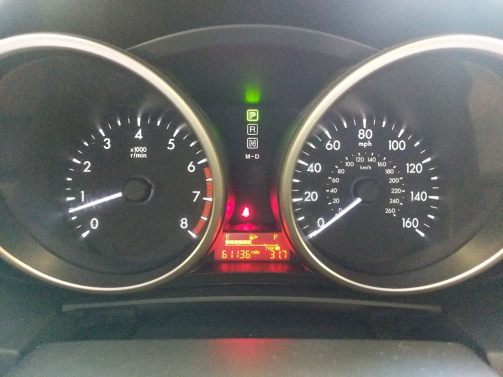 2015 Mazda Mazda5 - Odometer Close Up