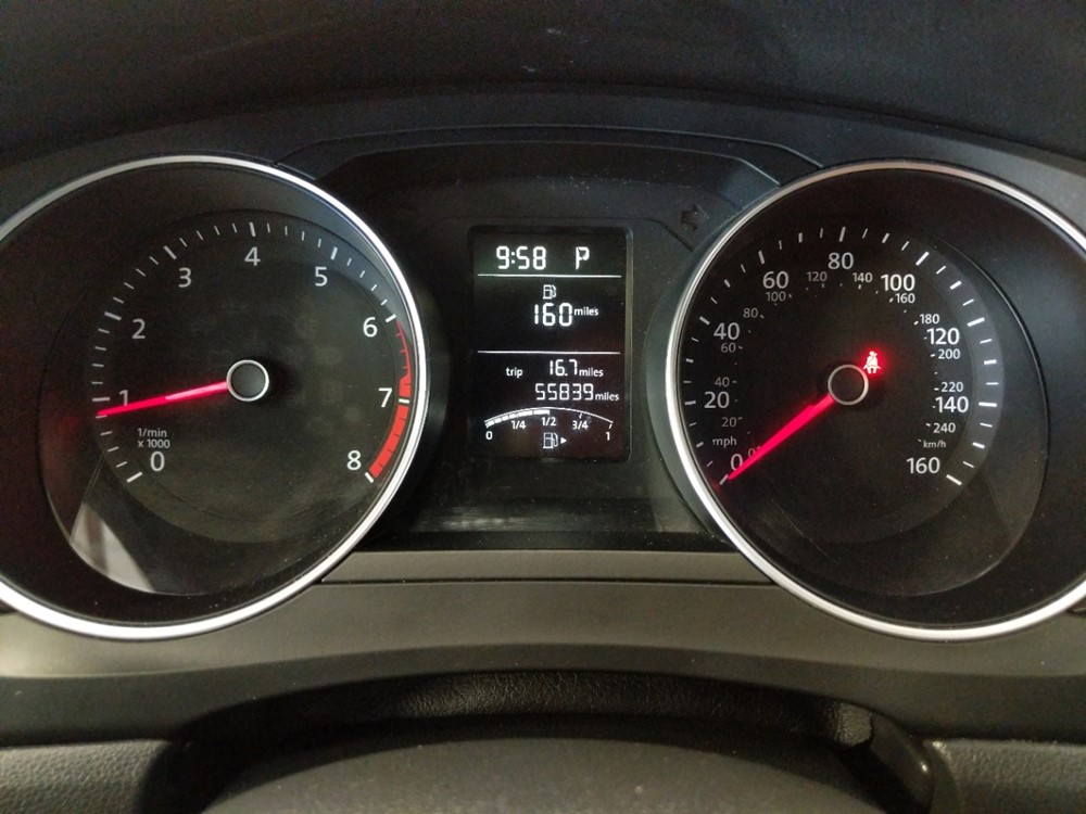 2016 Volkswagen Jetta - Odometer Close Up