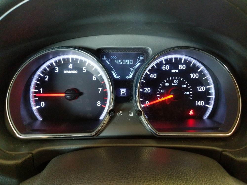 2017 Nissan Versa - Odometer Close Up