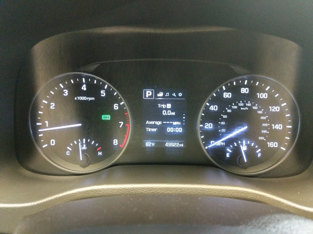 2018 Hyundai Elantra - Odometer Close Up