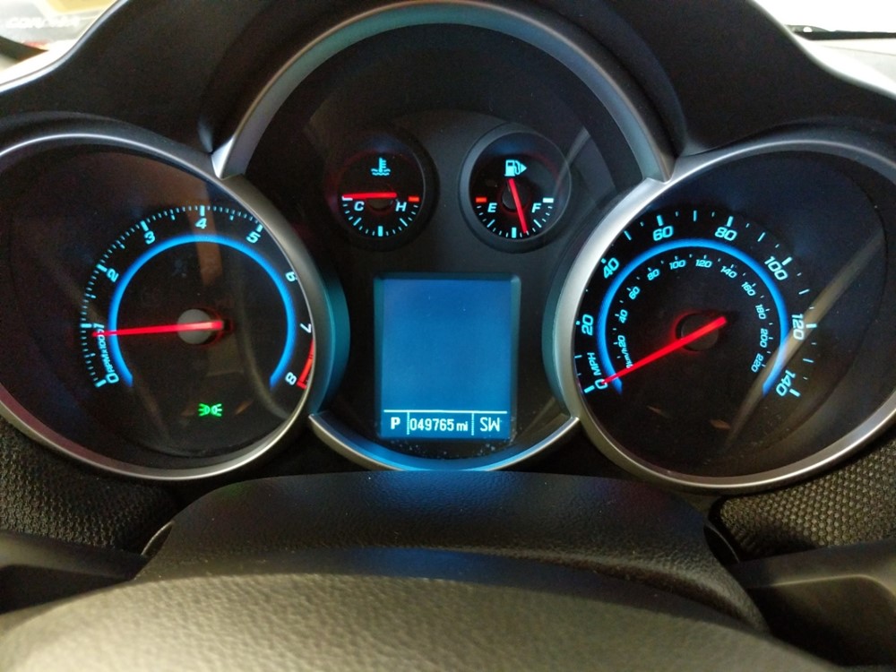 2014 Chevrolet Cruze - Odometer Close Up