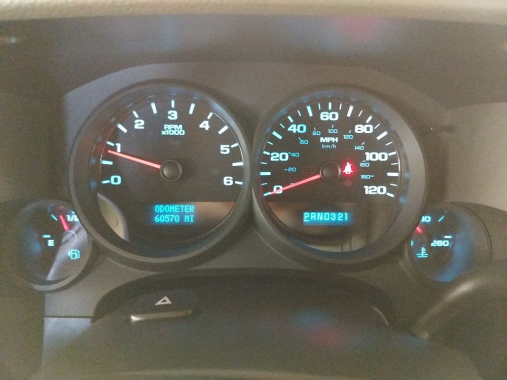 2012 Chevrolet Silverado 1500 - Odometer Close Up