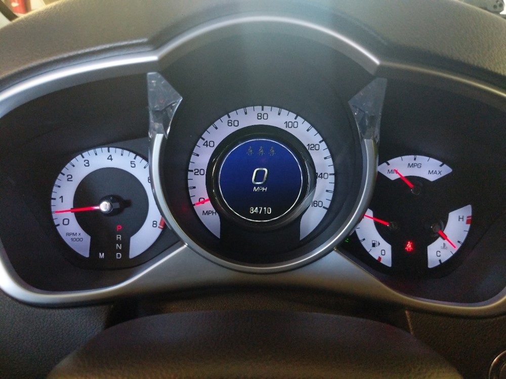2011 Cadillac SRX - Odometer Close Up