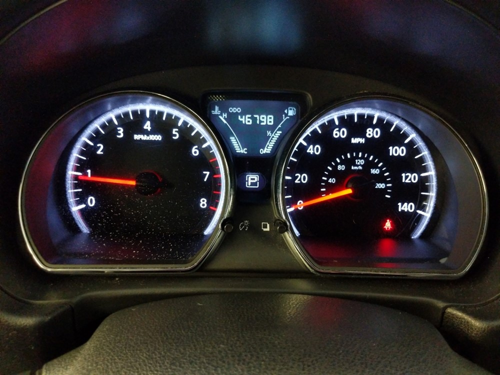 2017 Nissan Versa - Odometer Close Up