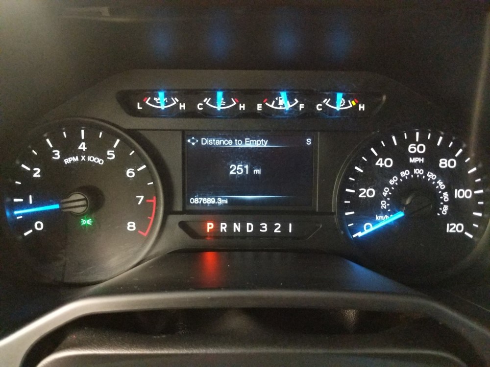 2017 Ford F-150 - Odometer Close Up
