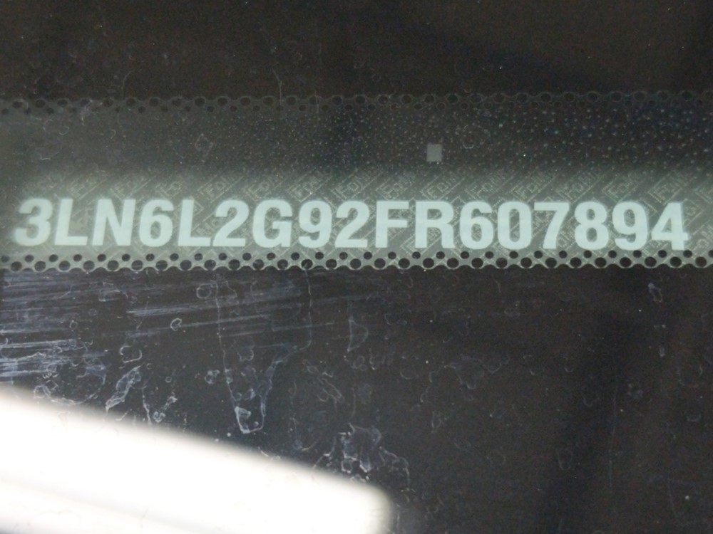 2015 Lincoln MKZ - VIN Plate