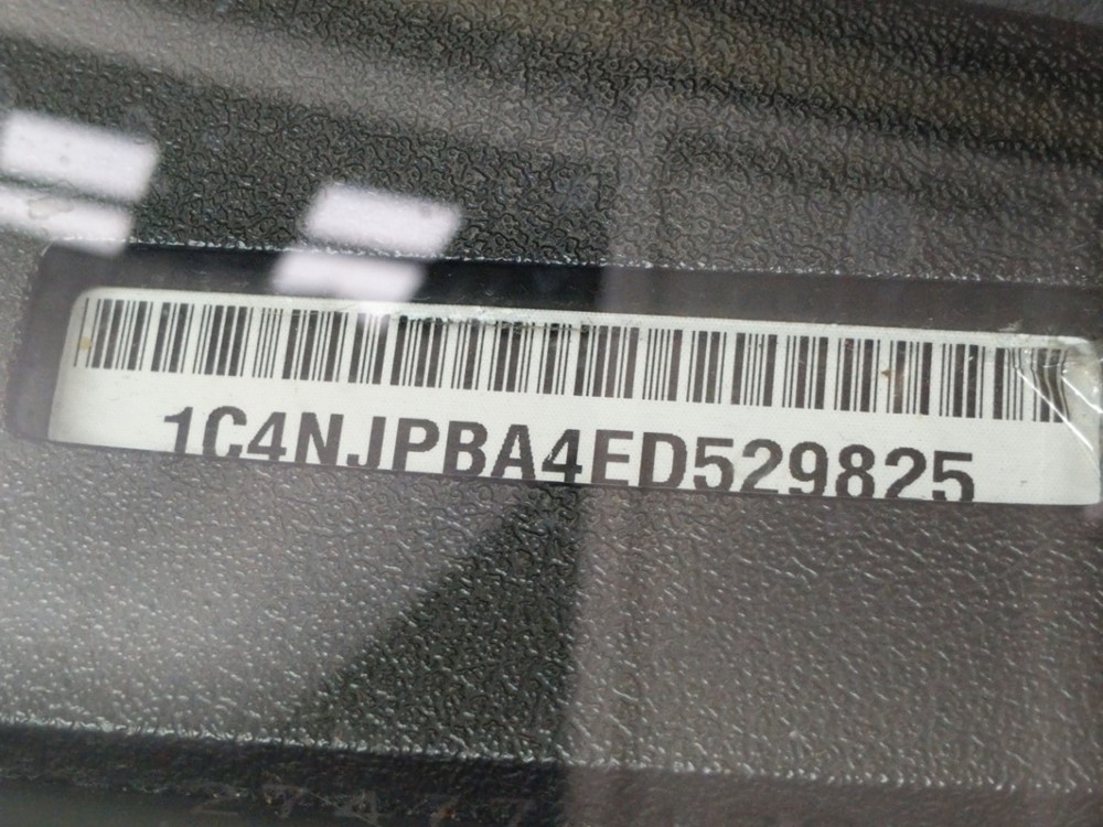 2014 Jeep Patriot - VIN Plate