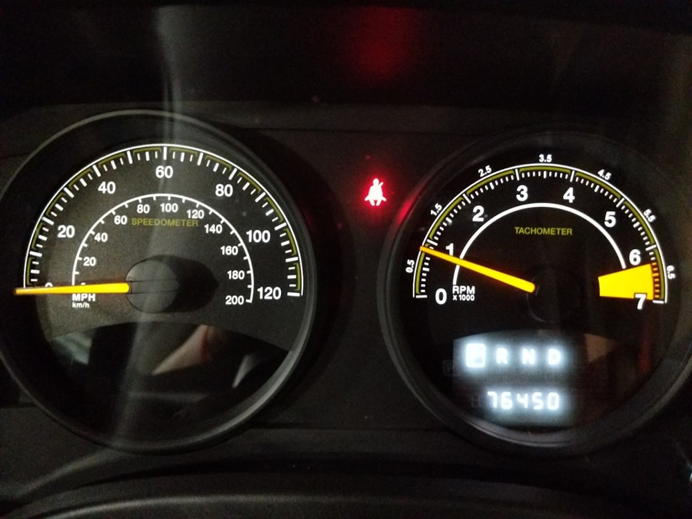 2014 Jeep Patriot - Odometer Close Up