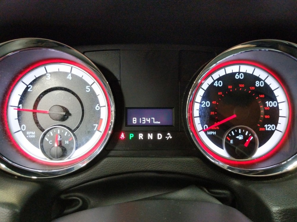 2014 Dodge Grand Caravan - Odometer Close Up