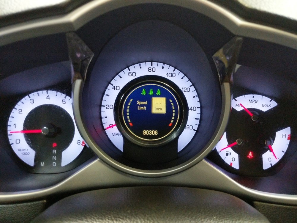 2010 Cadillac SRX - Odometer Close Up
