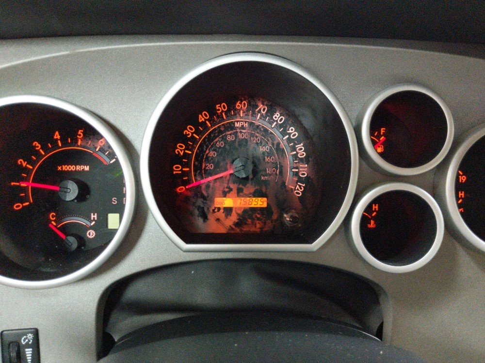 2012 Toyota Tundra - Odometer Close Up