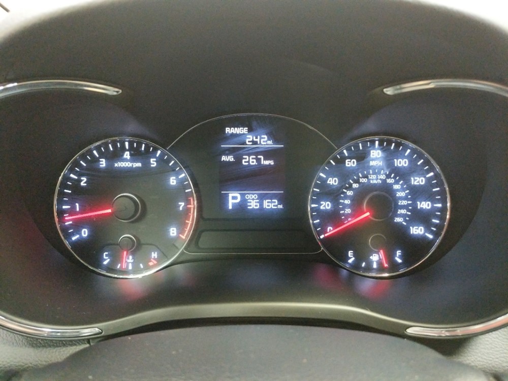 2016 Kia Forte - Odometer Close Up