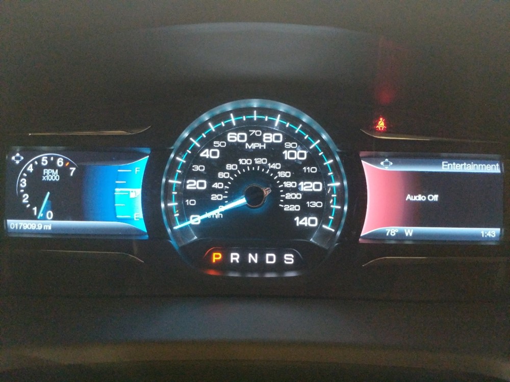 2016 Ford Flex - Odometer Close Up
