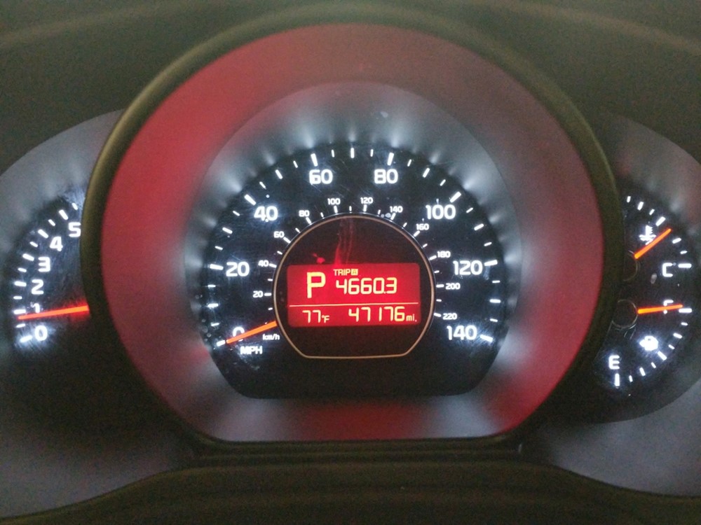 2017 Kia Soul - Odometer Close Up
