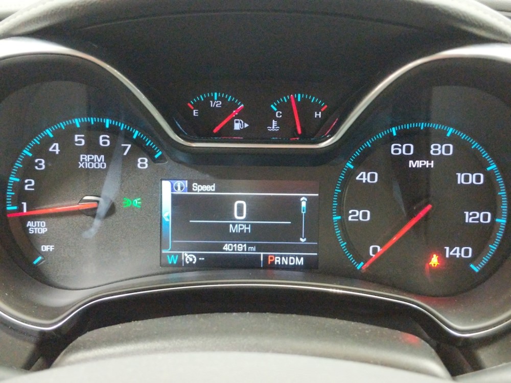 2018 Chevrolet Impala - Odometer Close Up