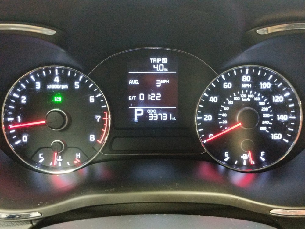 2015 Kia Forte - Odometer Close Up