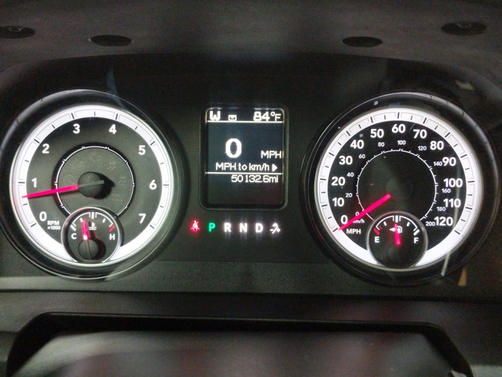 2014 Dodge Ram 1500 - Odometer Close Up