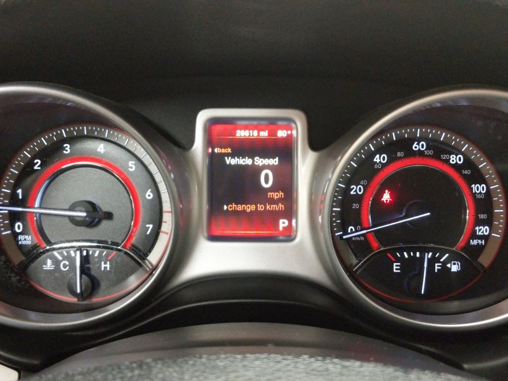 2017 Dodge Journey - Odometer Close Up