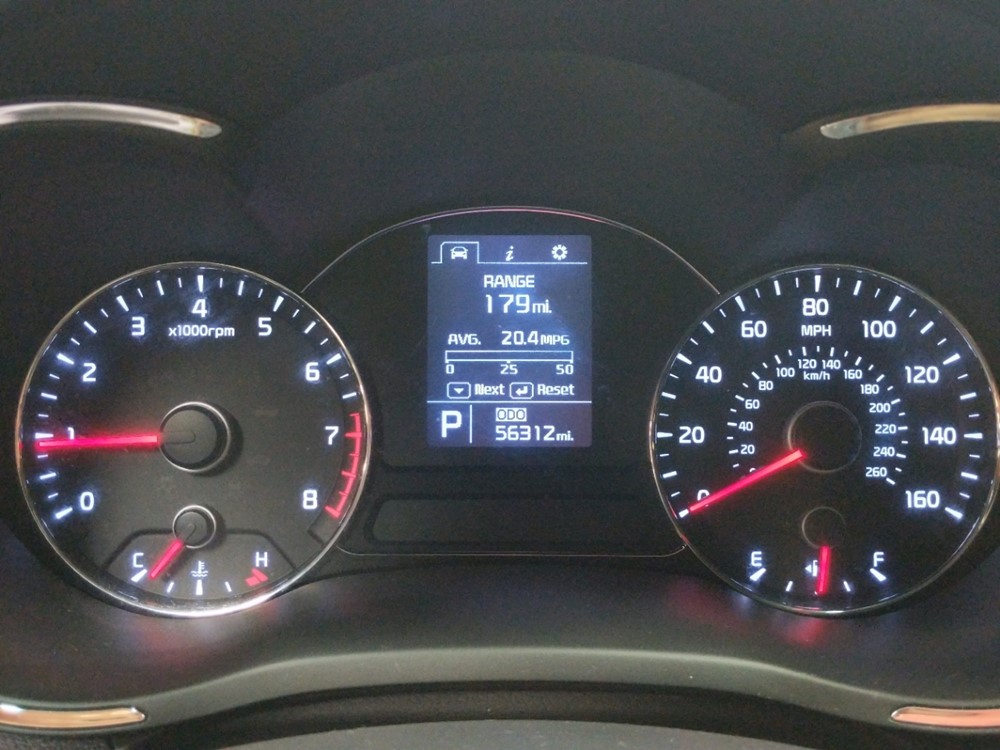 2015 Kia Forte - Odometer Close Up