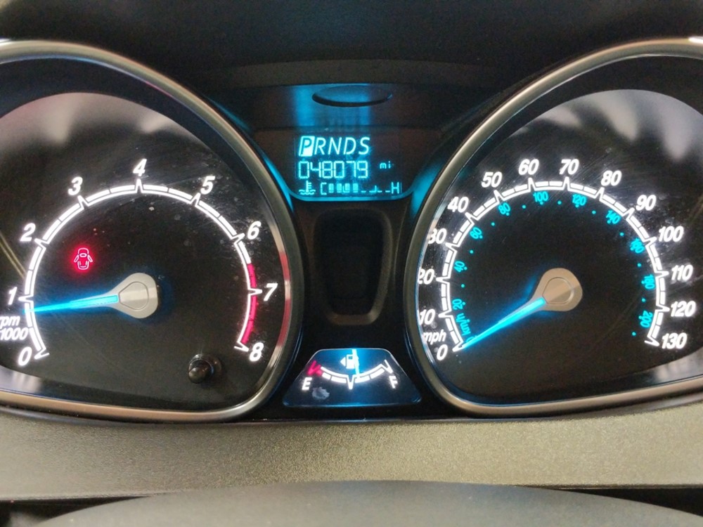 2017 Ford Fiesta - Odometer Close Up
