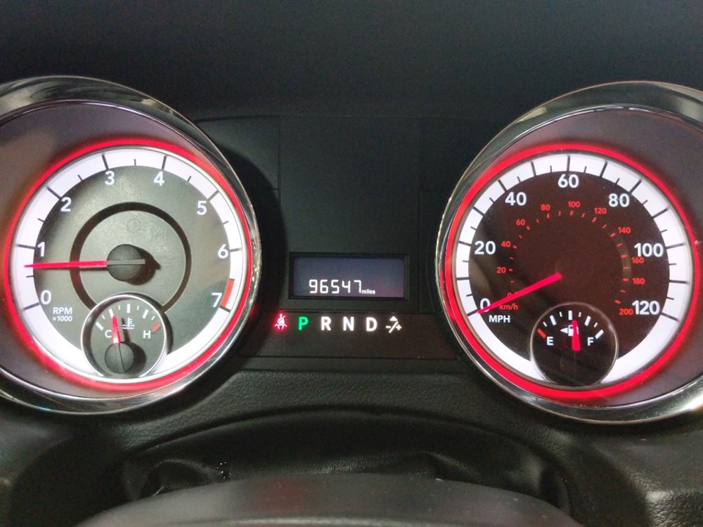 2016 Dodge Grand Caravan - Odometer Close Up