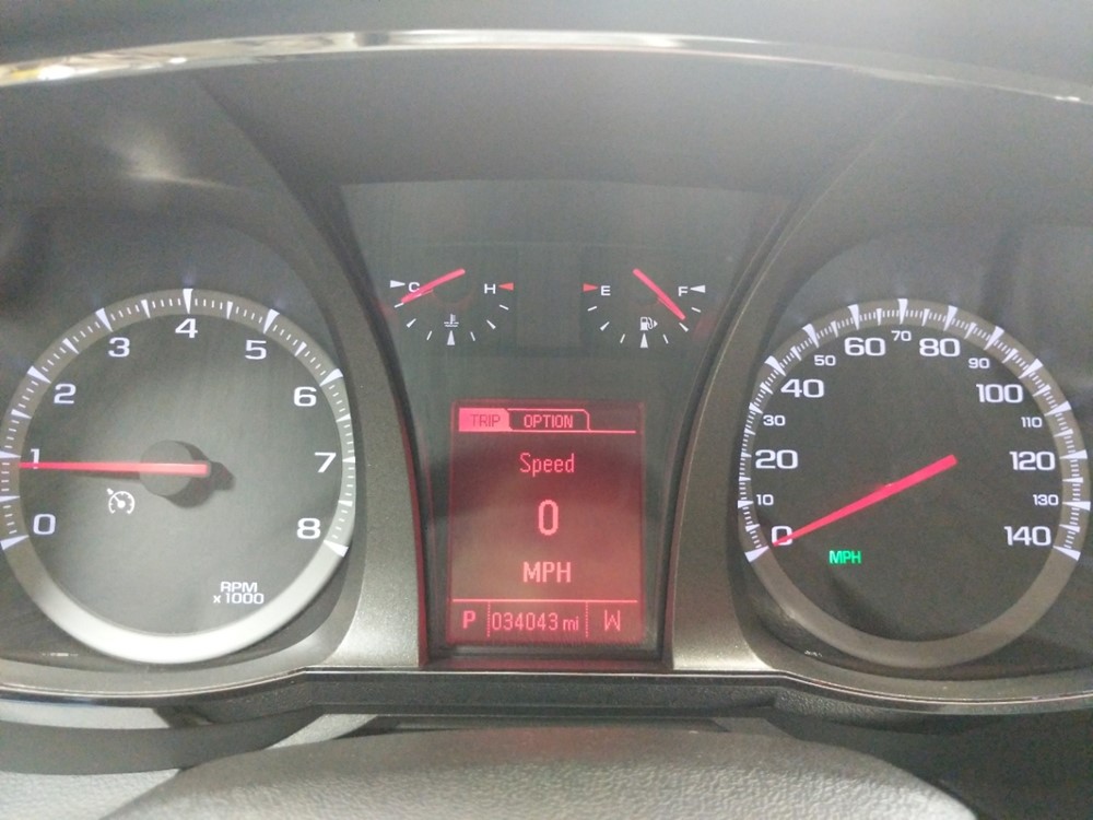 2016 GMC Terrain - Odometer Close Up