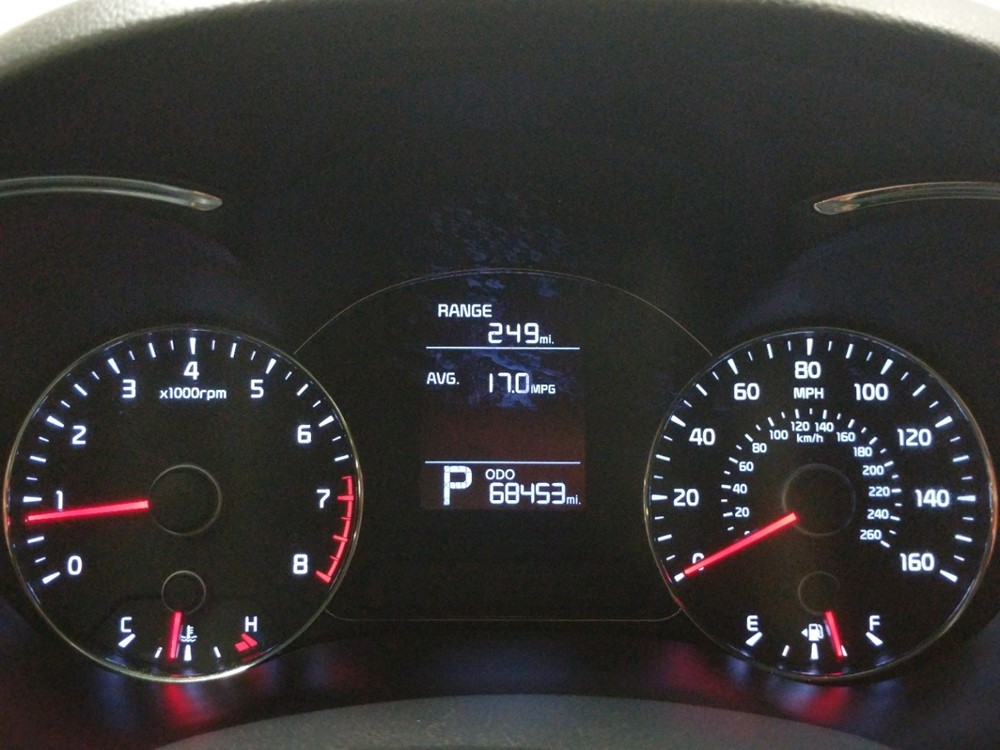 2016 Kia Forte - Odometer Close Up
