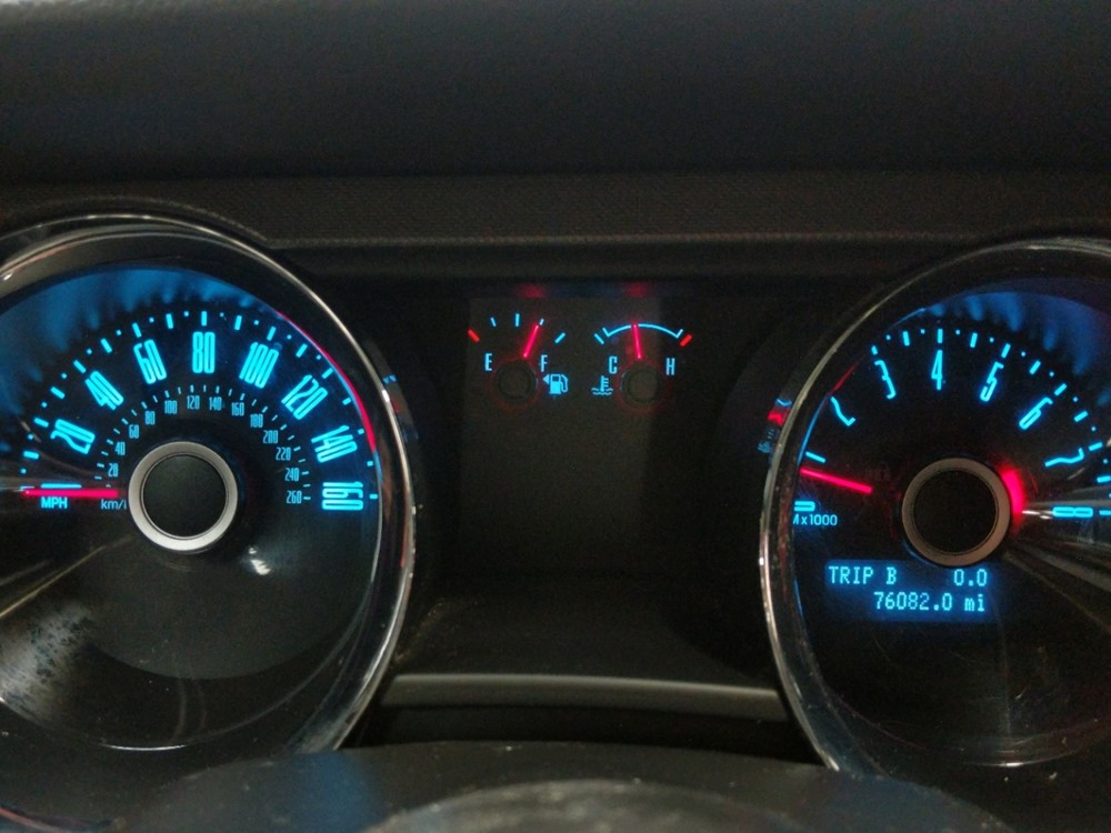 2014 Ford Mustang - Odometer Close Up