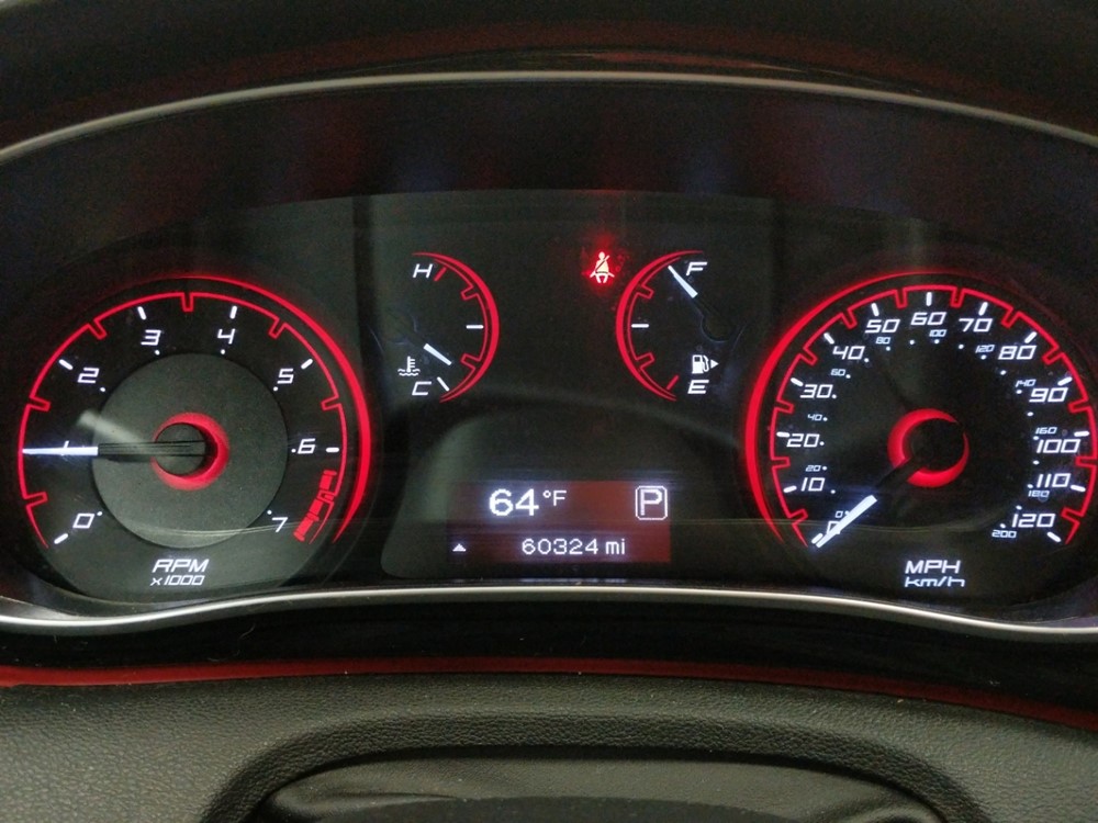 2015 Dodge Dart - Odometer Close Up
