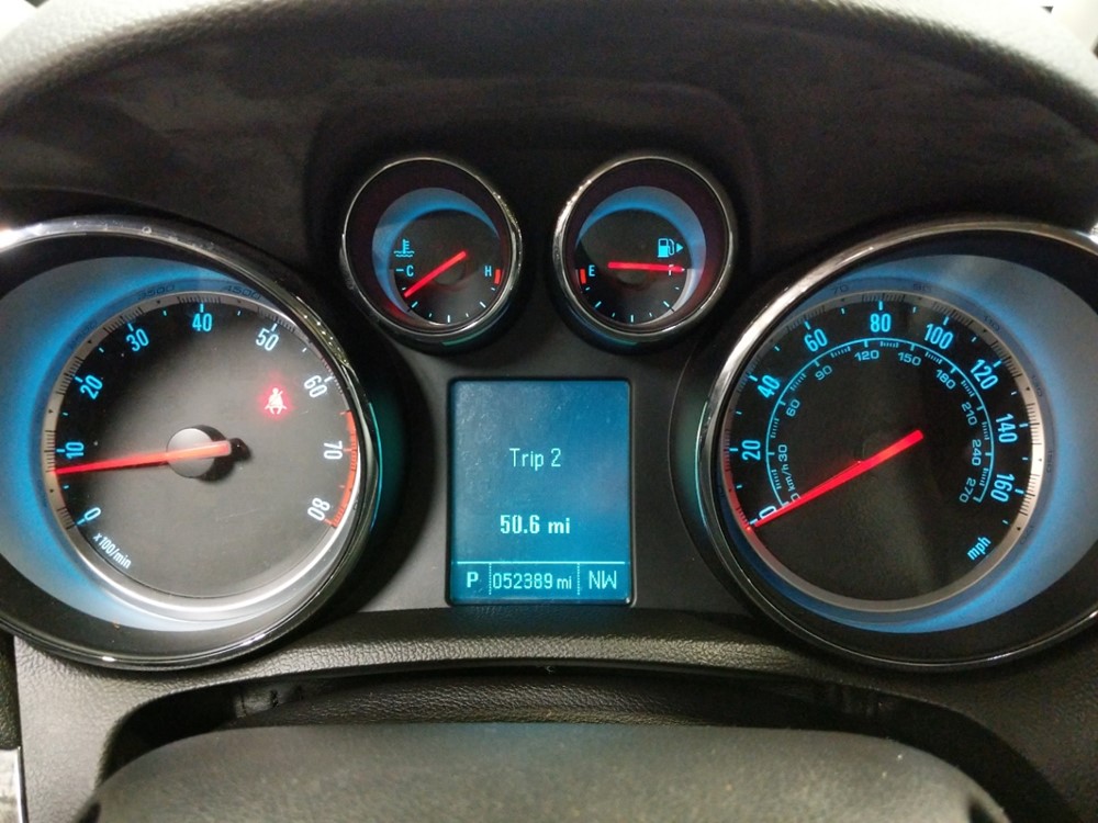 2013 Buick Encore - Odometer Close Up