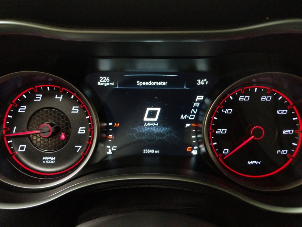 2016 Dodge Charger - Odometer Close Up